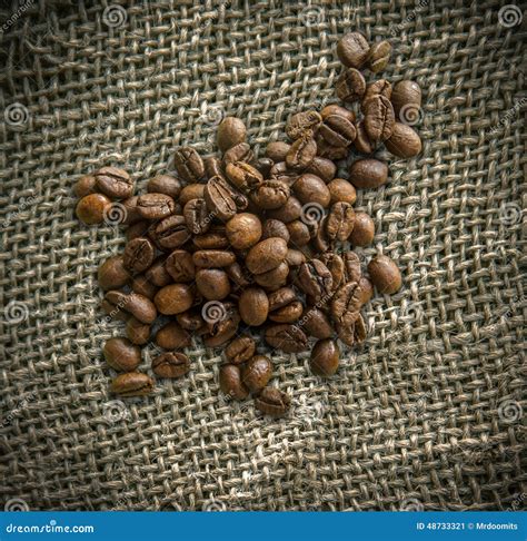 A Bag of Fair Trade Coffee Beans Stock Image - Image of filter, black