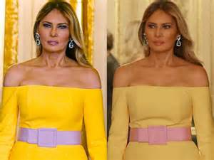 who dressed melania today 4