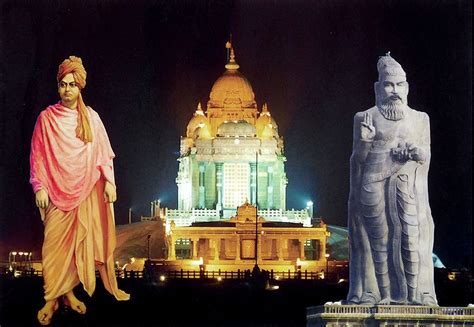 night view  vivekananda rock memorial