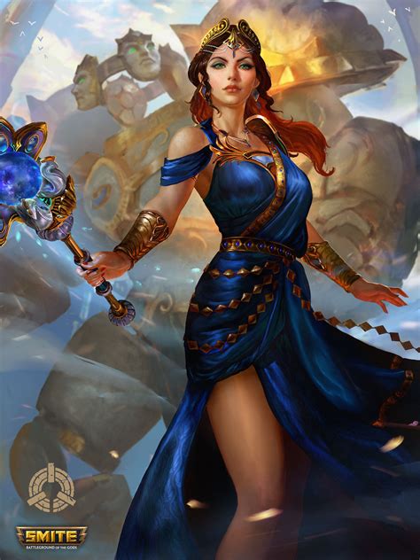 ArtStation - Hera - Mastery Skin - SMITE, jaggu dada | Greek goddess