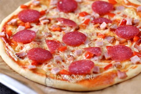 Тесто для пиццы на сыворотке (+пицца) — рецепт с фото пошагово