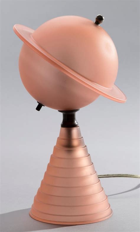 Lot - Art Deco Saturn Lamp, circa 1939