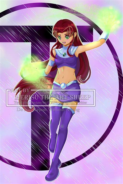 Star Fire [Teen Titans Fanart] by MerisuTheArtSheep on DeviantArt