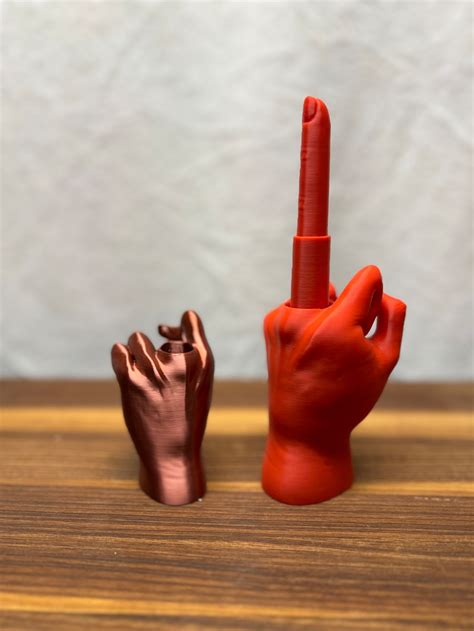 3D Printed Middle Finger, Extendable Middle Finger, Collapsing 3d