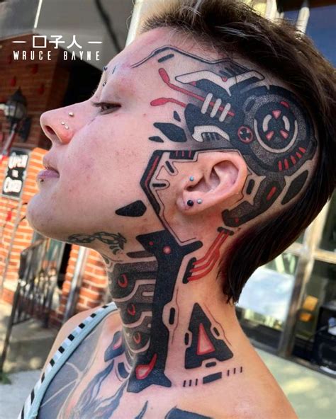 Cybernetic mechanic Wruce Bayne and his tattoo cyborgs! | iNKPPL