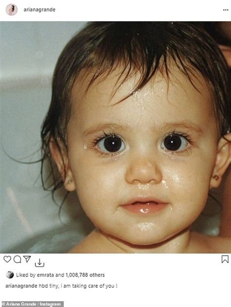 Ariana Grande is 28! Newly-married singer shares baby photo and receives well wishes from stars ...