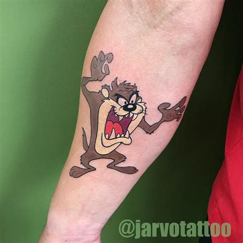 tasmanian devil tattoo outline