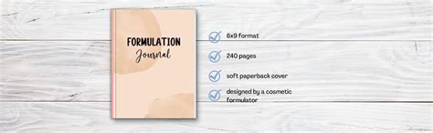 cosmetic formulation journal   formulations  lab notes