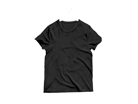 black t shirt 21104254 PNG