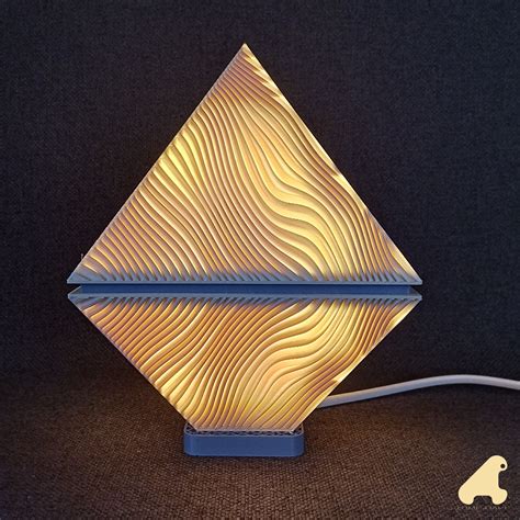 STL file INCANDESCENT LAMP - LAMPE POLYEDRE 🔦 (3MF)・3D printing idea to