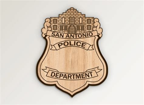 San Antonio Texas Police Badge SVG Vector Files | Vector911