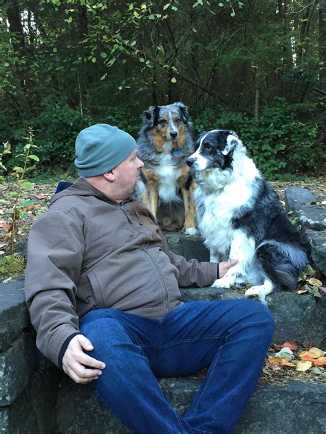 My Aussie angels; Sophie (black and white) left us last year, my best