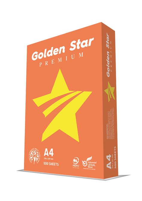 Папір для друку Golden Star COPY PAPER A4, 80 г/м², 500 арк., білий.