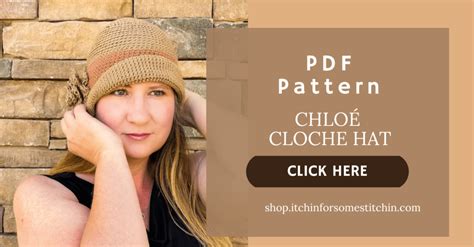 crochet cloche hat pattern  fashion revolution