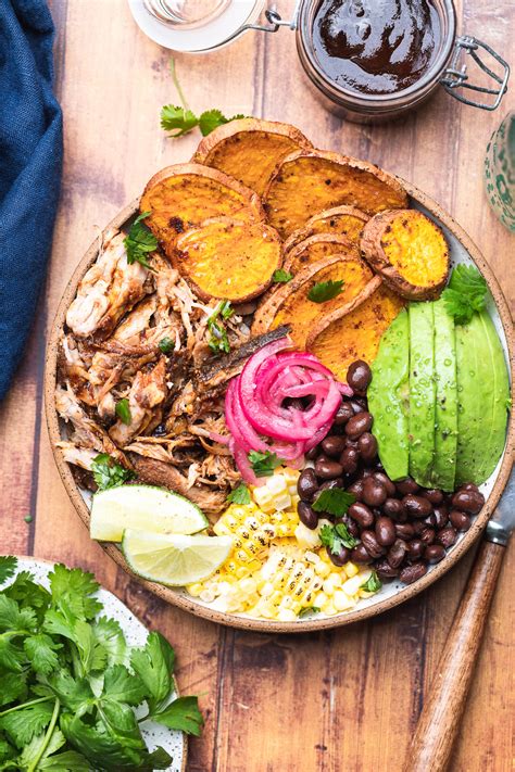 Pulled Pork Protein Bowl | Savory Touch