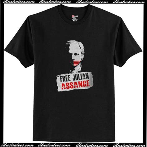 Free Julian Assange Unisex T-Shirt AI