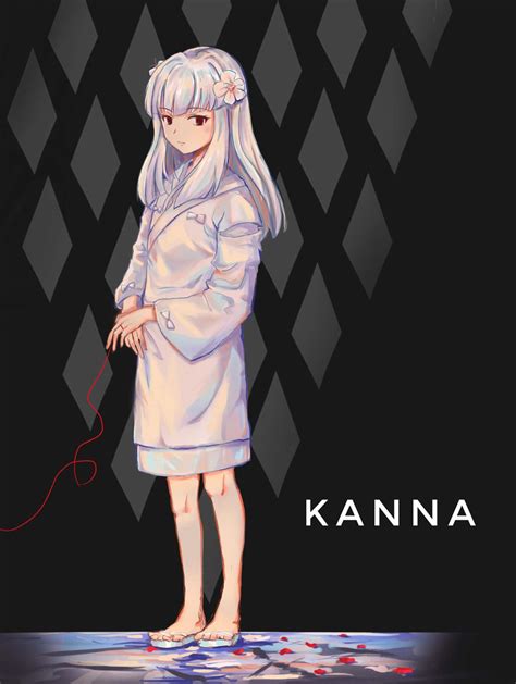 Download Inuyasha Kanna with Mirror in a Mystical Land Wallpaper