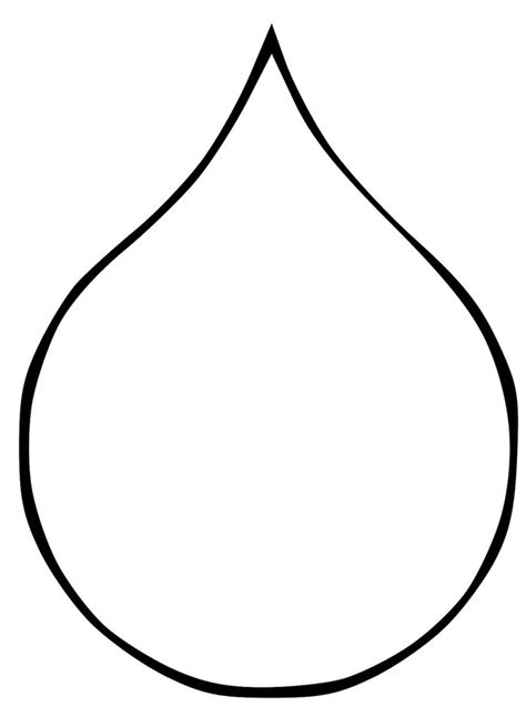 Gota De Agua Para Imprimir - 55+ Desenhos de Gota de Água para Imprimir e Colorir/Pintar