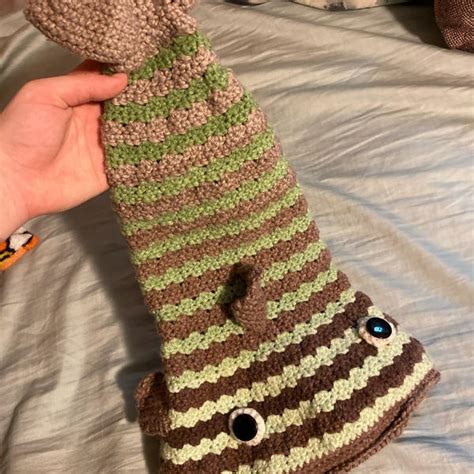 crochet fish hat pattern  tutorial etsy