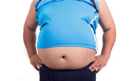 Fat man with a big belly. Diet 9565685 Stock Photo at Vecteezy