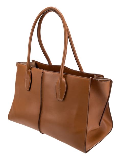 Salvatore Ferragamo Leather Top Handle Bag - Brown Handle Bags