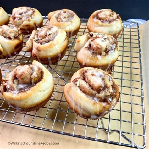 Homemade Cinnamon Rolls using Biscuits - Walking on Sunshine