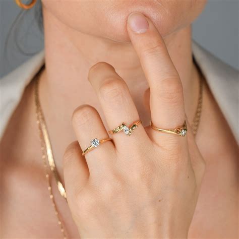 Marquise diamond bypass ring – Artofit