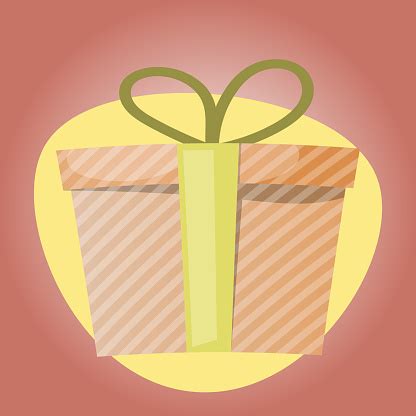 vector single gift box stock vector royalty  freeimages