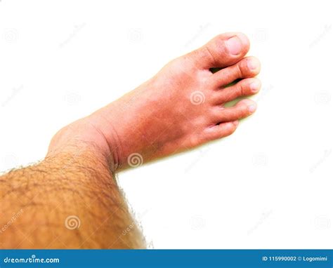 human foot view   stock photo image  selfie concept
