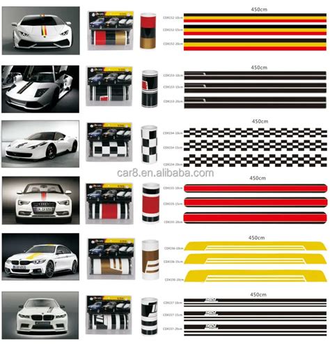 Auto Roof Line Sticker Car Decal Sports Racing Stripes - Buy Racing Stripes,Decal Stickers,Roof ...