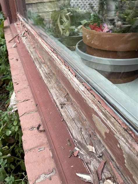 How to seal this exterior window trim? Home was built in 60's. No water