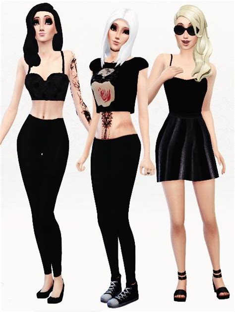 images  sims  female clothing  pinterest  sims