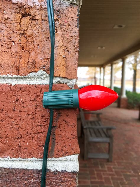 How To Stick Christmas Lights Brick Wall | Homeminimalisite.com