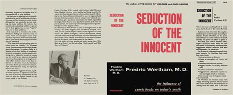 Seduction of the Innocent | Fredric Wertham, M. D