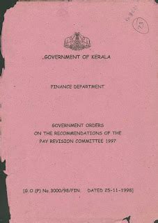 kerala psc tips  seventh pay revision order kerala gopno