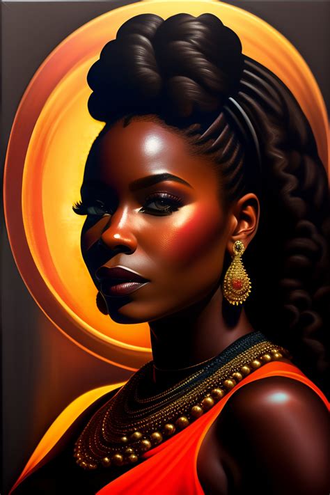 Lexica - Image of a black goddess women