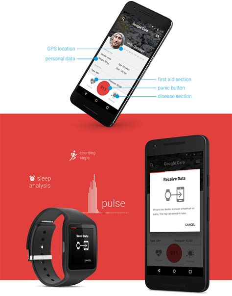 google care concept behance