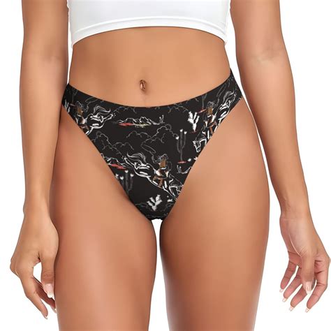 Honeii Cowgirl In Desert G-String Thongs for Women Polyester Panties