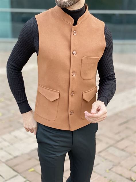 Коричневый жилет. Арт.:2593 – купить в магазине мужской одежды Smartcasuals