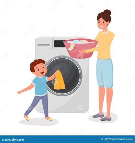 Child Helping Mom Stock Illustrations – 746 Child Helping Mom Stock