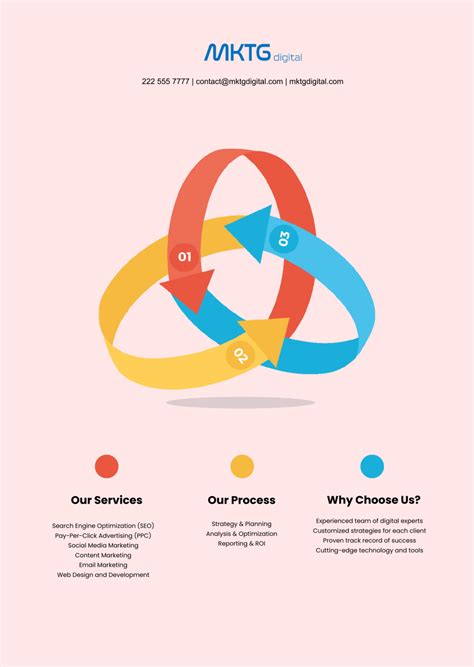 Free Digital Marketing Agency Custom Infographic Design Template to