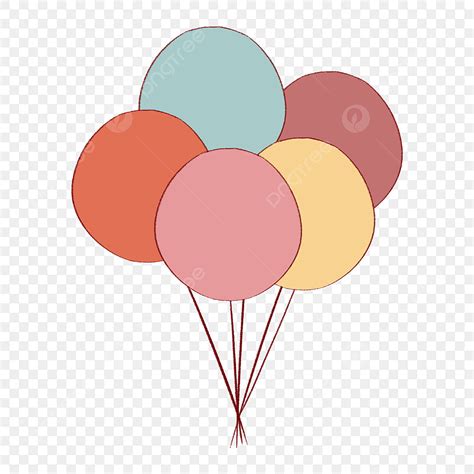 cute balloons png image cute cartoon colorful balloons cartoon