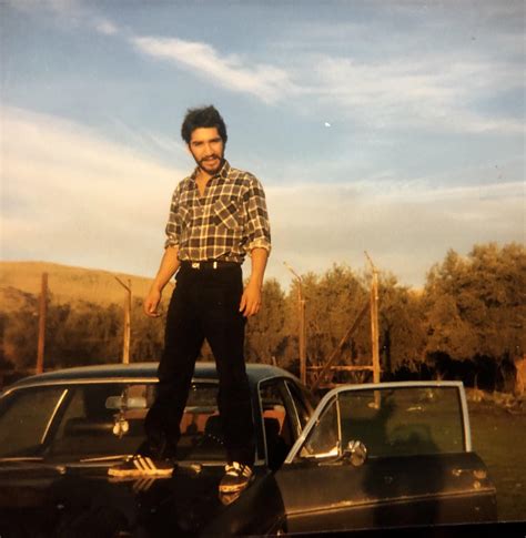 My dad in the mid 80’s after finally saving enough money for his first