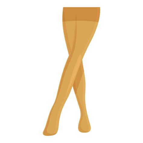 Woman pantyhose icon cartoon vector. Nude elegant 36479934 Vector Art