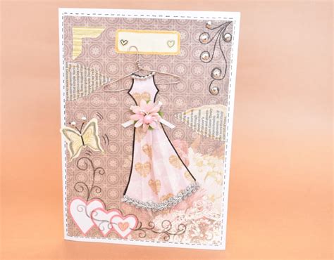 Handmade dress up greeting card- Dress Up greeting card