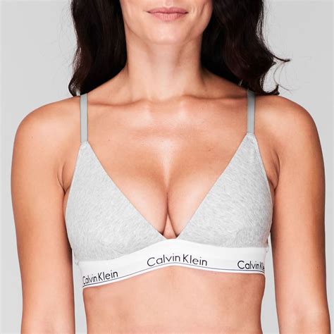 Calvin Klein | Cotton Triangle Bra | Triangle Bralettes | SportsDirect.com