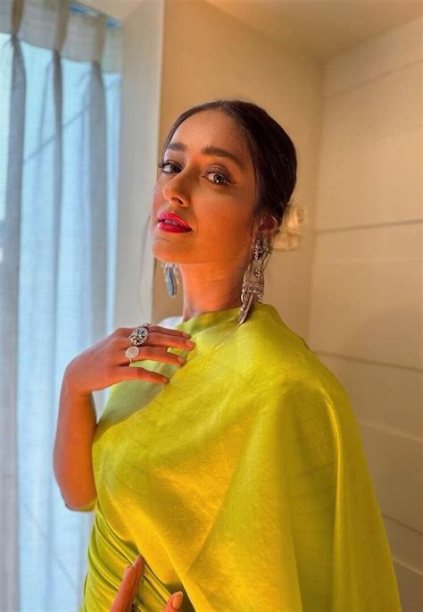 ileana dcruz  strikingly beautiful   colour block saree