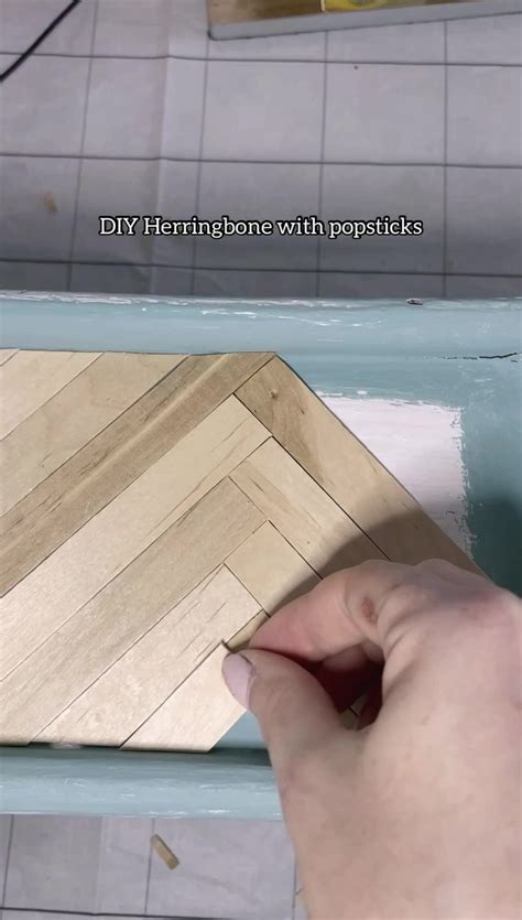 Owl And The Willow - DIY Herringbone Furniture | Diy, Pine furniture ...