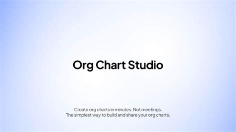 org chart studio  org chart maker
