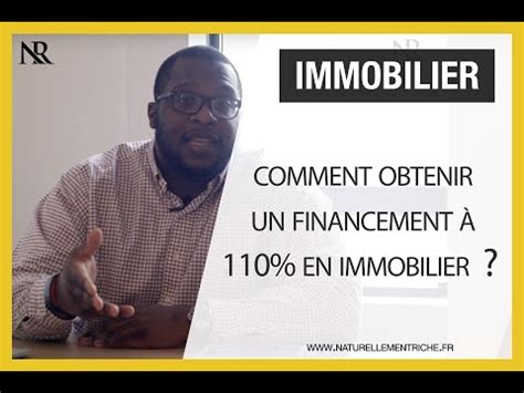 immobilier comment obtenir  financement